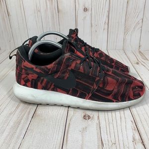 Nike Roshe One Print Womens 9.5 Ember Glow Sneaker